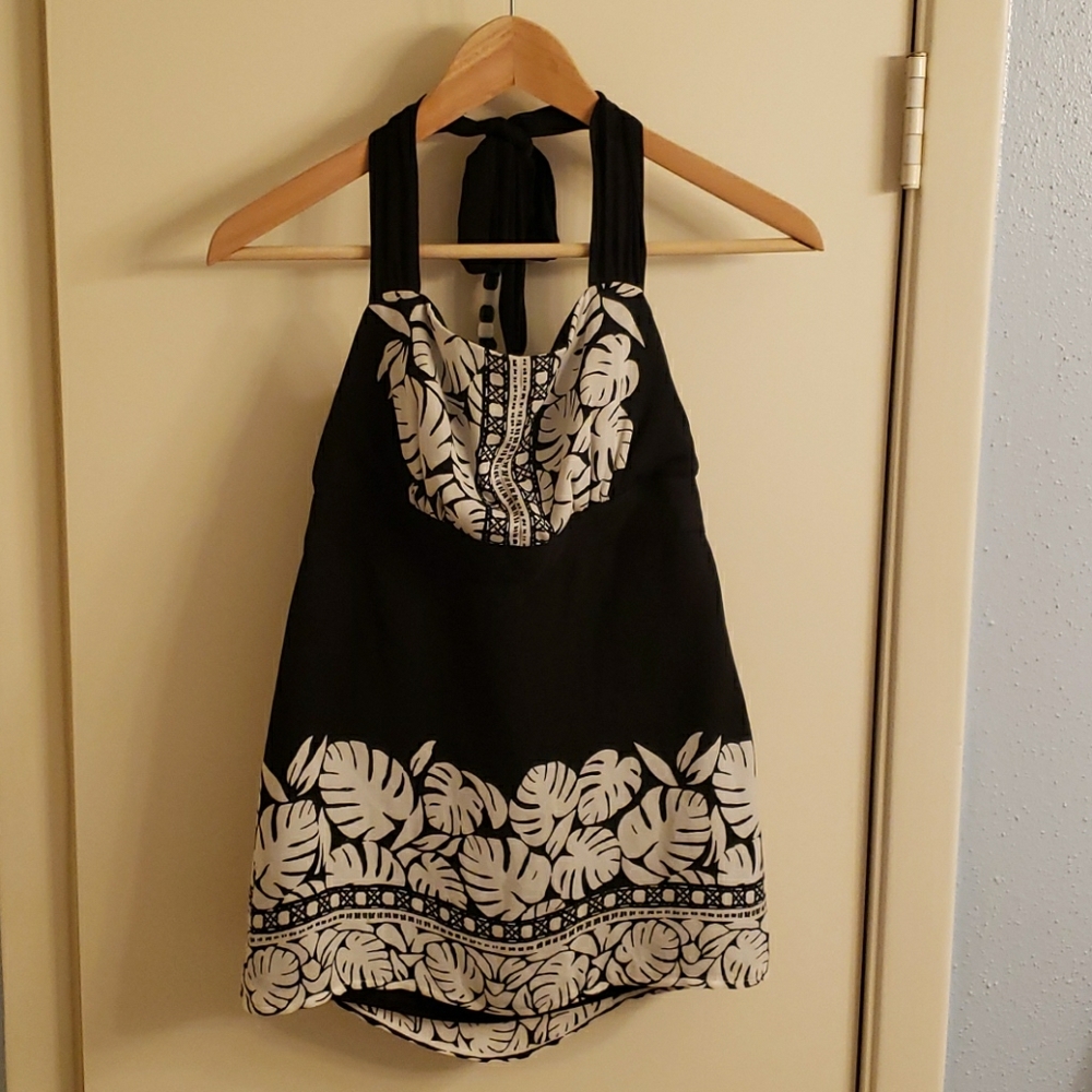 White House Black Market Silk halter top